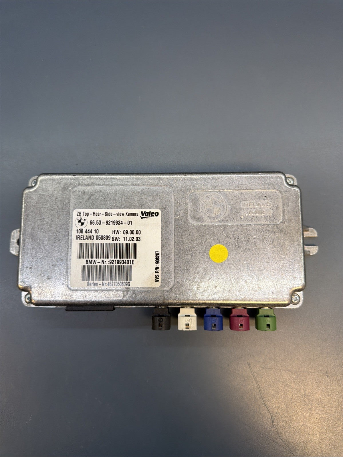 2010 F01/F02 BMW 750i xDrive CAMERA CONTROL MODULE 9219934