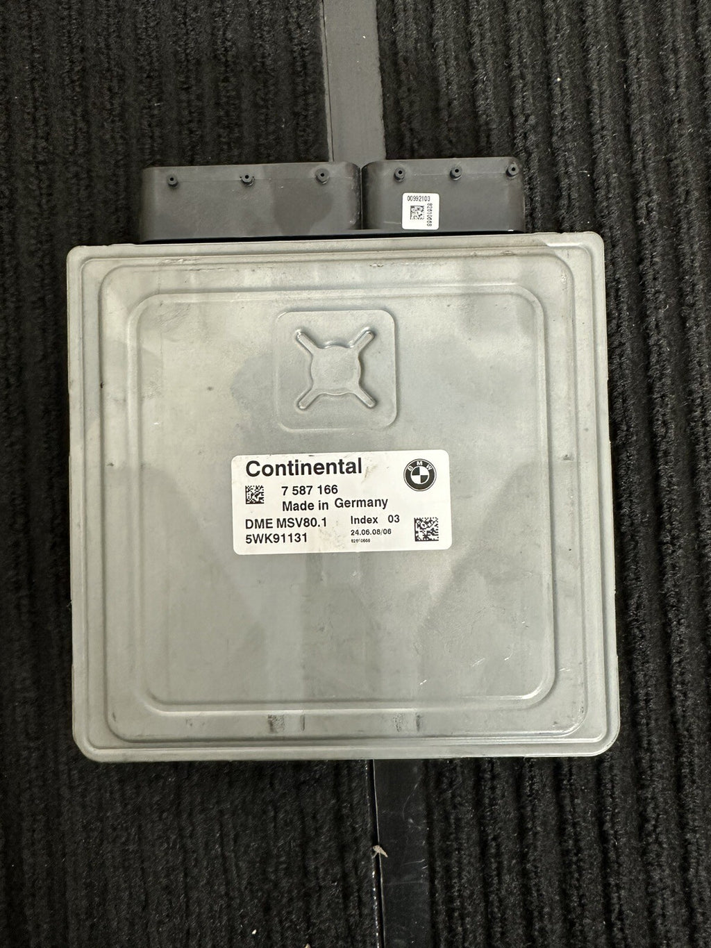 BMW 128 328 528 N52 ENGINE DME ECU ENGINE COMPUTER CAS LOCK KEY SET MSV80 OEM