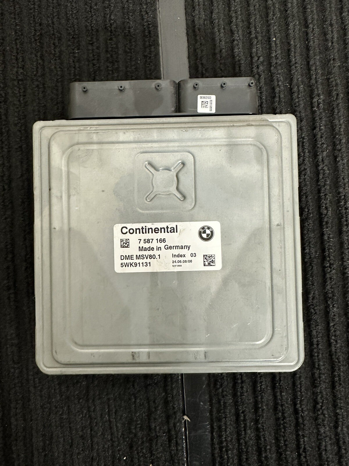 BMW 128 328 528 N52 ENGINE DME ECU ENGINE COMPUTER CAS LOCK KEY SET MSV80 OEM