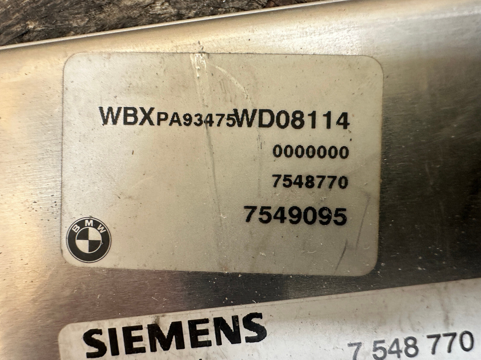 BMW 99-06 E46 E60 E83 3 5 SERIES X3 M54 ENGINE ECU+CAS+KEY 7548770 MS54.1