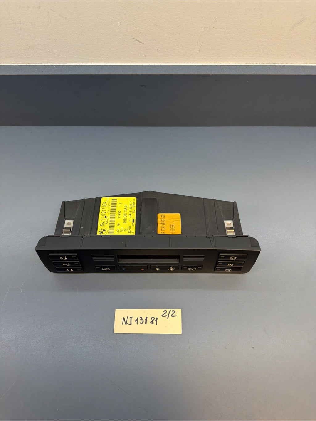 BMW 2001-2006 E46 3 SERIES AC HEATER CLIMATE CONTROL PANEL OEM 6917004