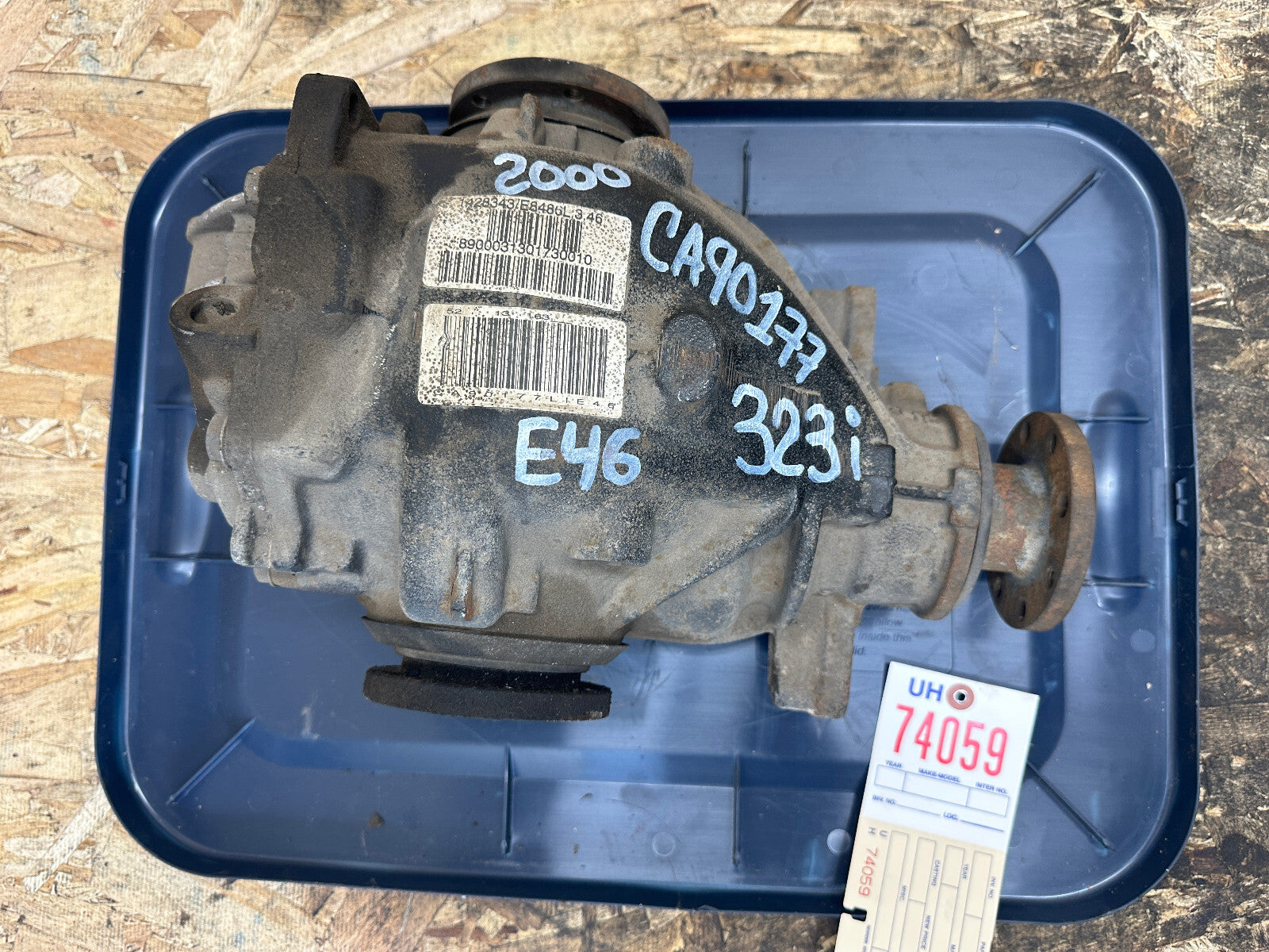 BMW 97-03 323Ci 323i 325Ci 325i 328Ci 328i REAR DIFFERENTIAL 3.46 DRIVE 1428343