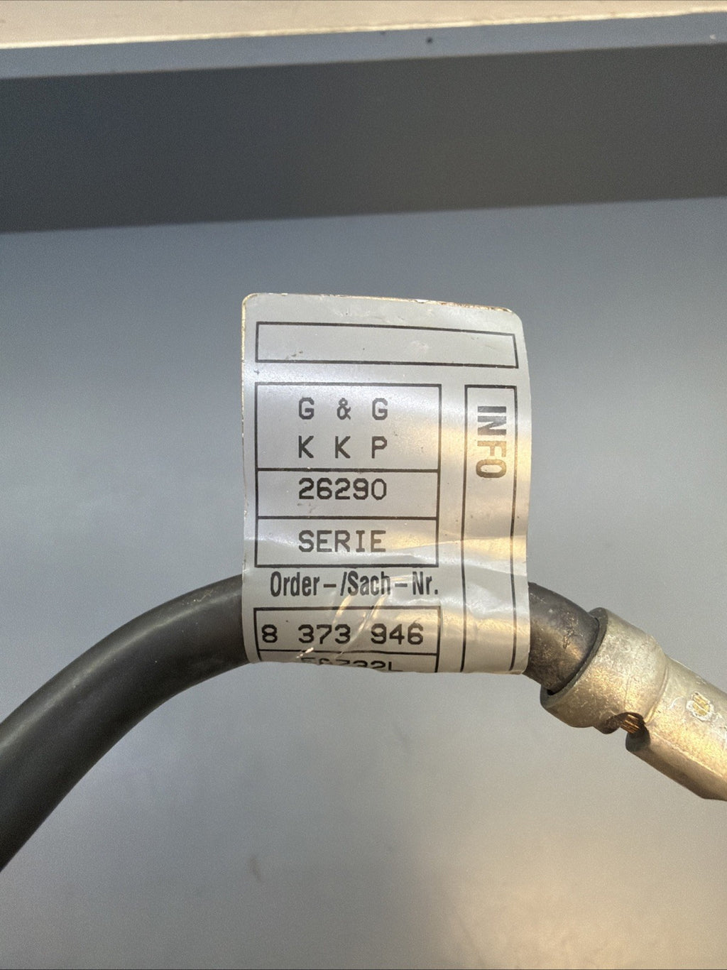 2001-2006 BMW E46 M3 3 SERIES E85 E86 Z4 BATTERY CABLE NEGATIVE OEM 8373946