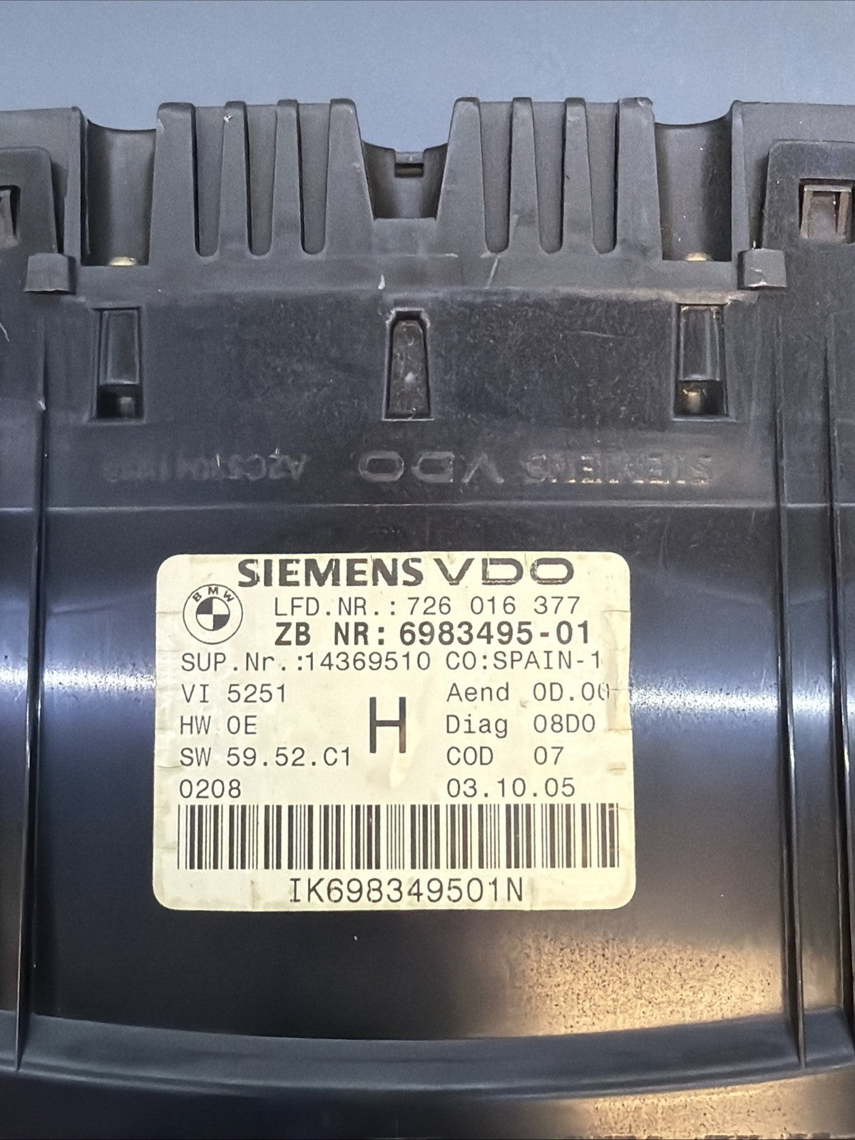 06-10 325 328 330 BMW E90 Instrument Gauge Cluster 145K Auto Sedan 6983495