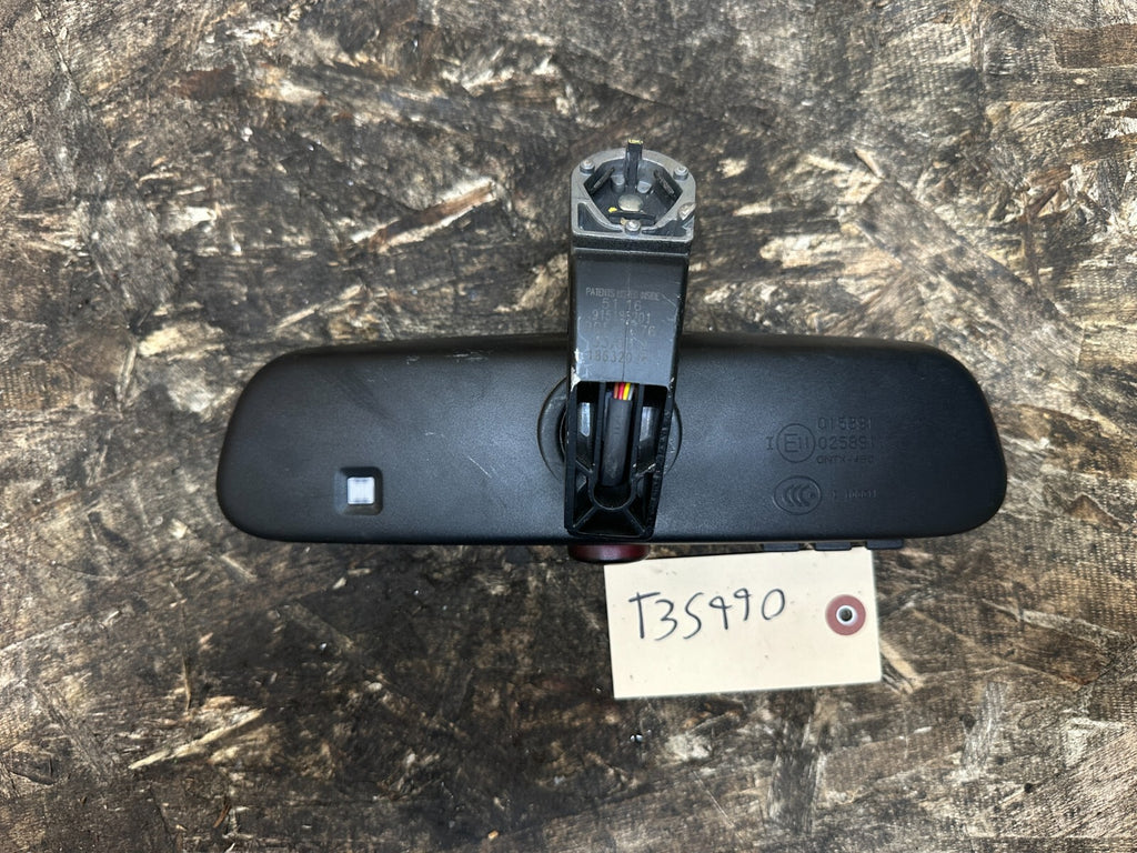 BMW 2006-2012 E90 AUTO DIM REAR VIEW MIRROR COMPLETE OEM 015891/915186201