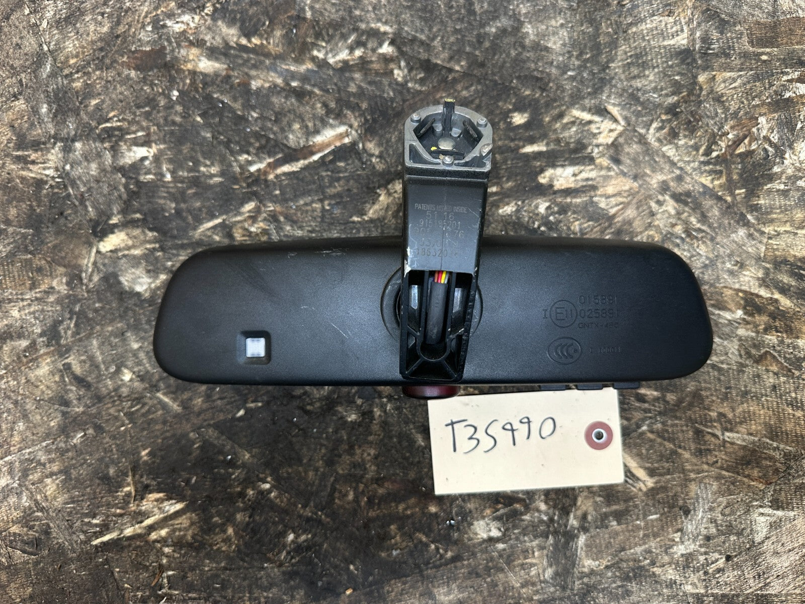 BMW 2006-2012 E90 AUTO DIM REAR VIEW MIRROR COMPLETE OEM 015891/915186201