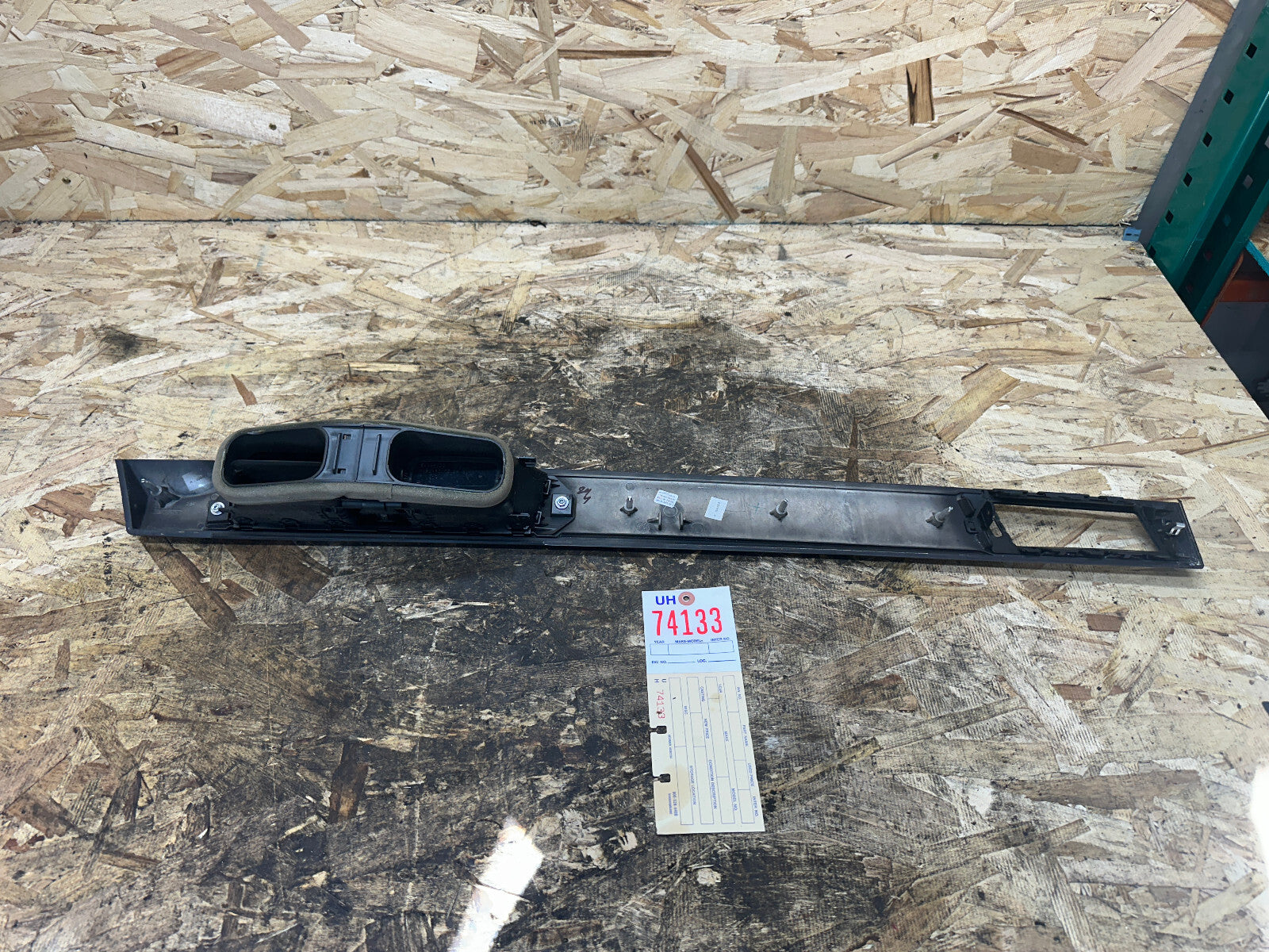 BMW 2001-2010 5 SERIES CENTER DASH POPLAR WOOD VENT TRIM OEM 6970268