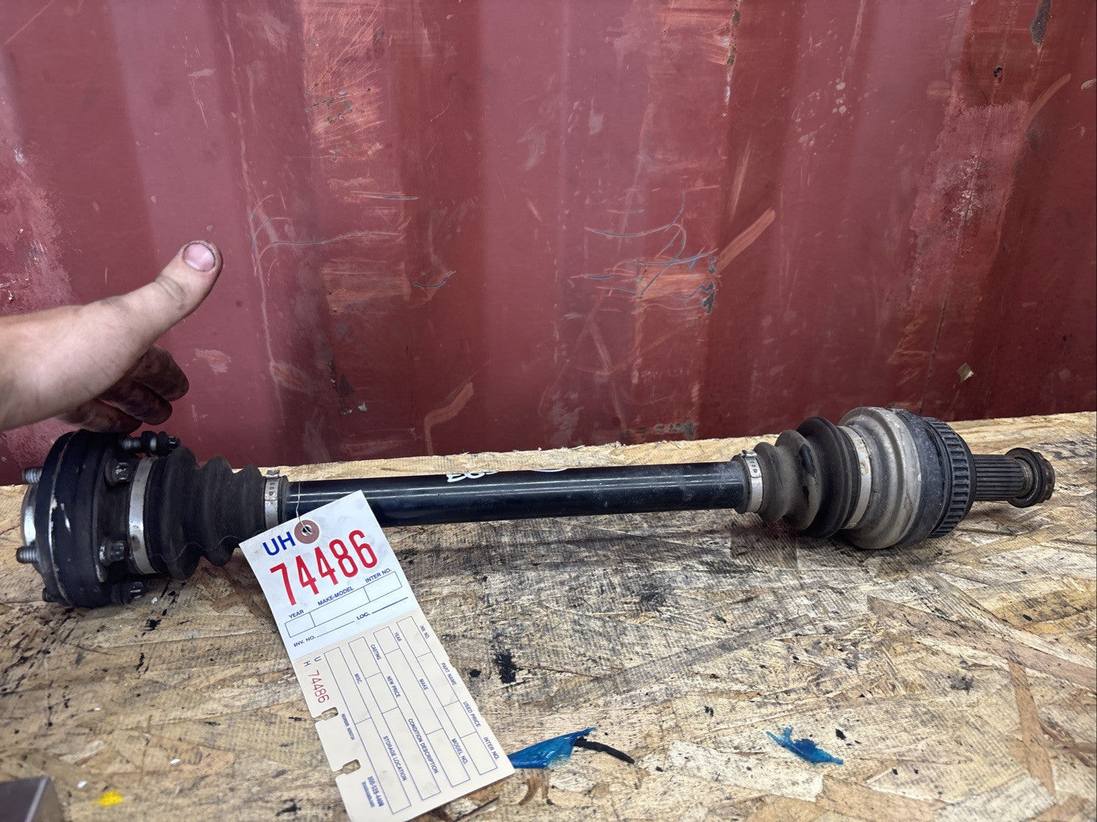 BMW OEM CV AXLE REAR LEFT  3 SERIES X3 E83 USED 2006-2010 3320 7572419