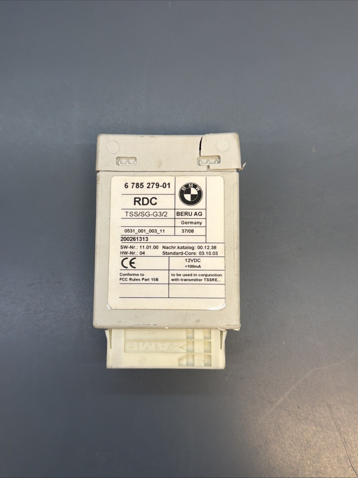 OEM BMW E60 E70 E82 E90 E92 Tire Pressure Control Module Unit TPMS RDC 6785279