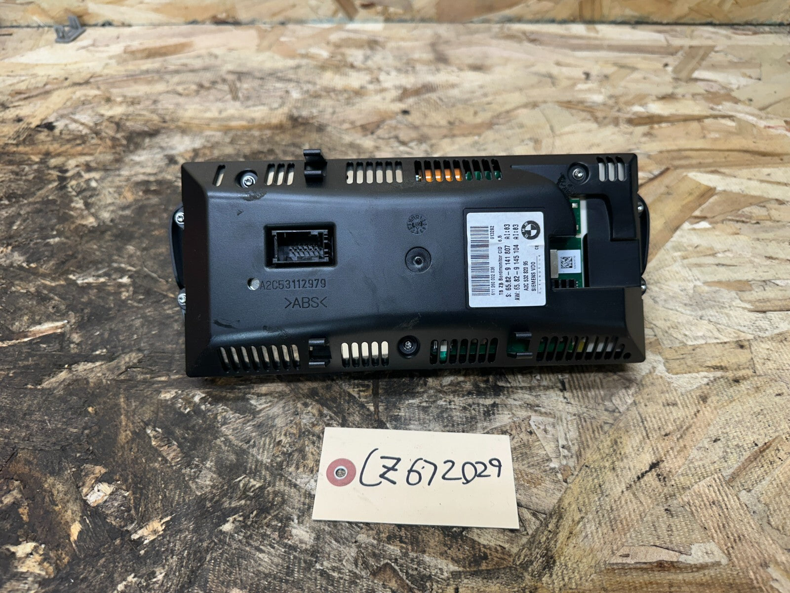 BMW 2007-2010 E60 E63 NAVAGATION DISPLAY SCREEN OEM 9141807/9145104