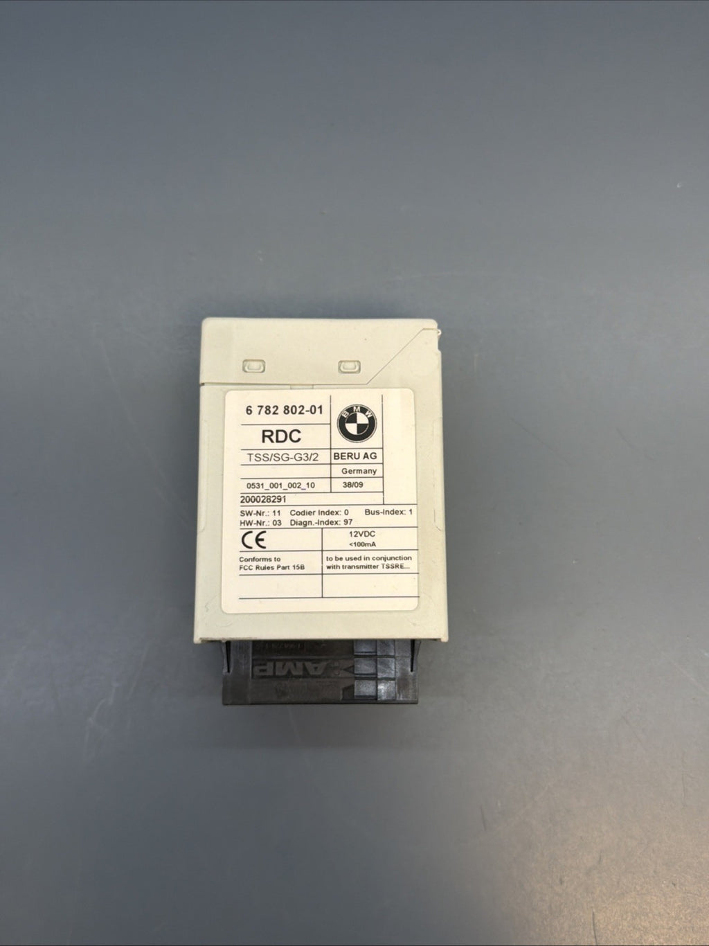 2006 - 2010 BMW X3 E83 TIRE PRESSURE CONTROL MODULE 6782802 OEM