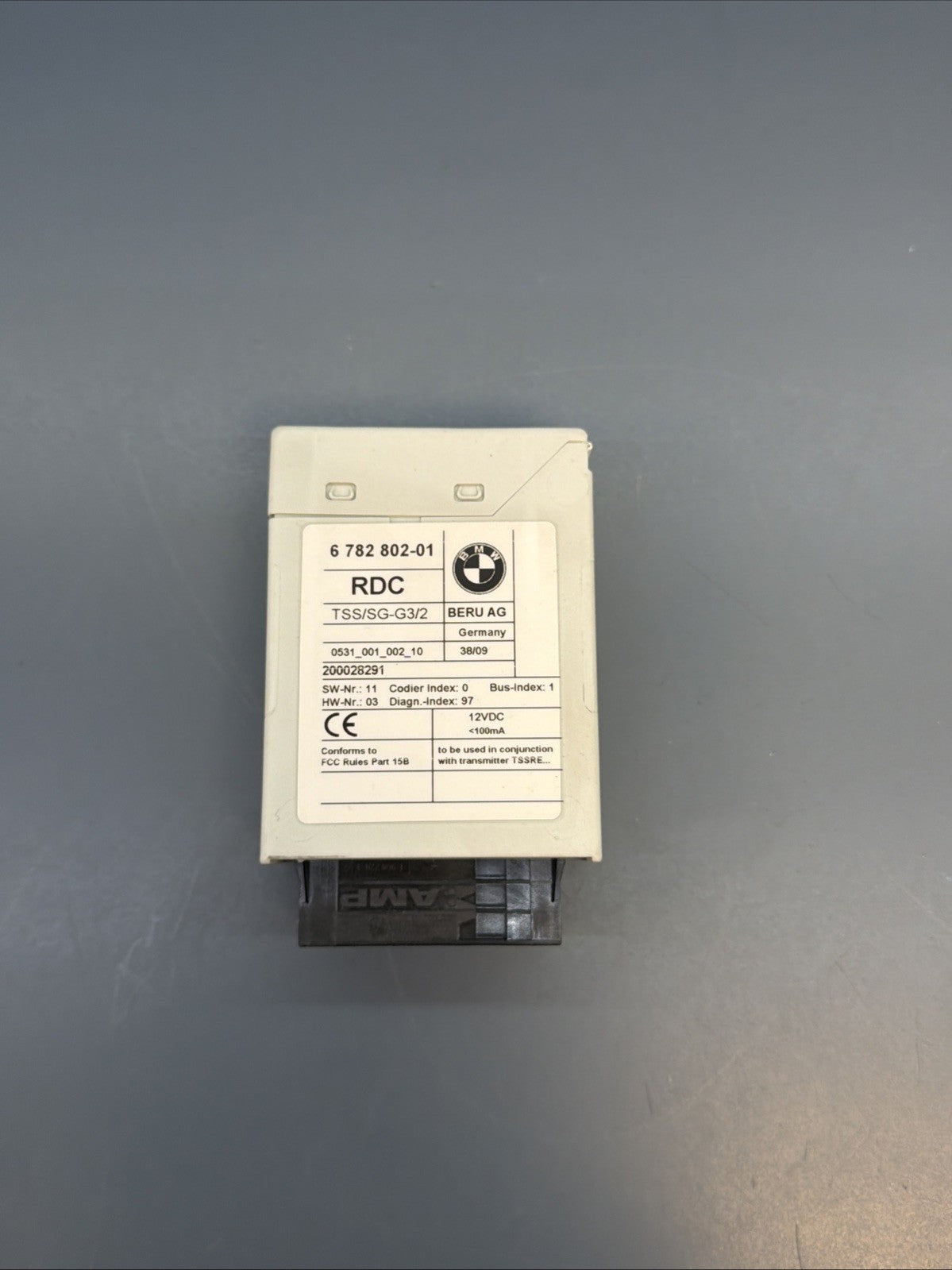 2006 - 2010 BMW X3 E83 TIRE PRESSURE CONTROL MODULE 6782802 OEM