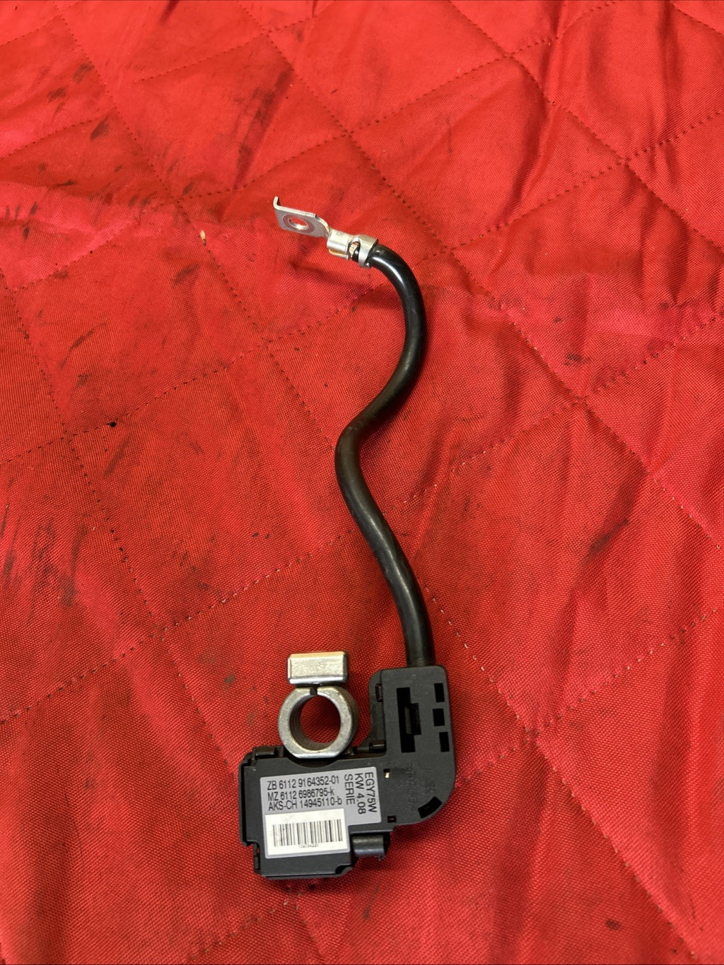 06-13 BMW X5 E70 E90 328i 325i Rear Trunk Battery Negative Cable 9164352