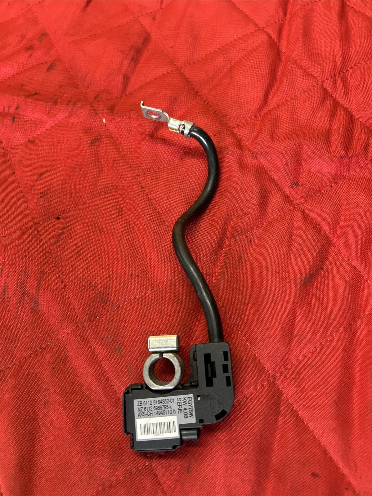 06-13 BMW X5 E70 E90 328i 325i Rear Trunk Battery Negative Cable 9164352