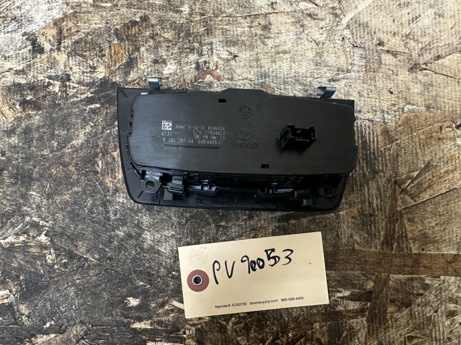 BMW 2012-2019 F30 HEADLIGHT FOG LIGHT DIMMER SWITCH OEM 9265297