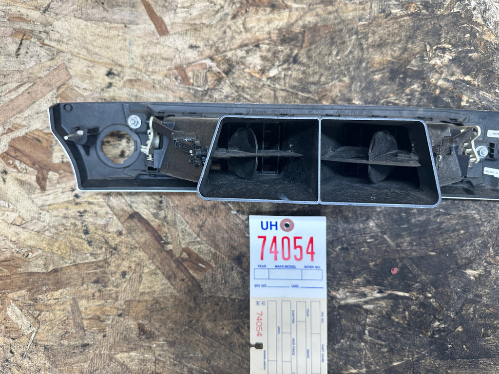 BMW 05-13 E90 3 SERIES RIGHT DASH VENT TRIM ALUMINUM OEM 9147391