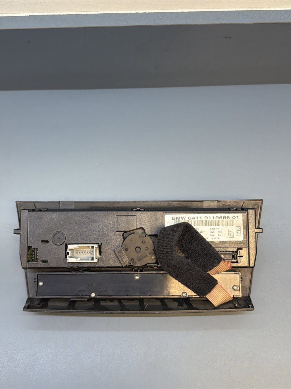 06-12 BMW E90 E91 E92 HVAC HEATER A/C CLIMATE CONTROL SWITCH PANEL OEM 9119686