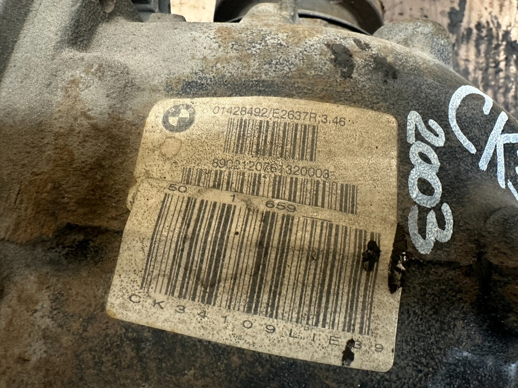 BMW E39 5 530 SERIES REAR DIFFERENTIAL FINAL 3.46 DRIVE OEM 33107529494/01428492