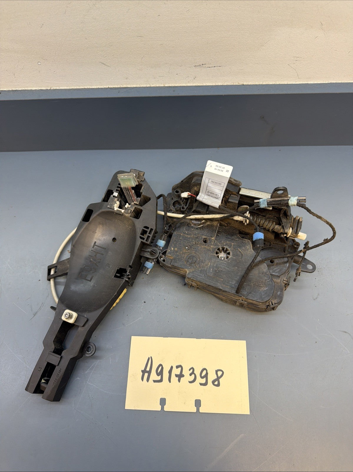 BMW E90 335i Rear Left Driver Door Lock Latch w/ Bracket 7229467 OEM