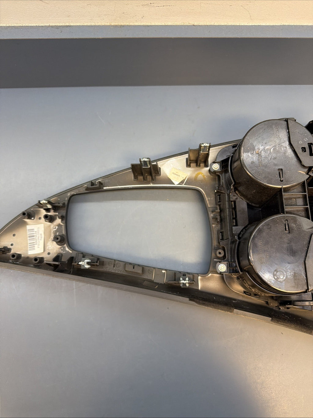 BMW F06 650i 640i Center Console Cup Holder Shifter Bezel Trim Wood 9242733 OEM