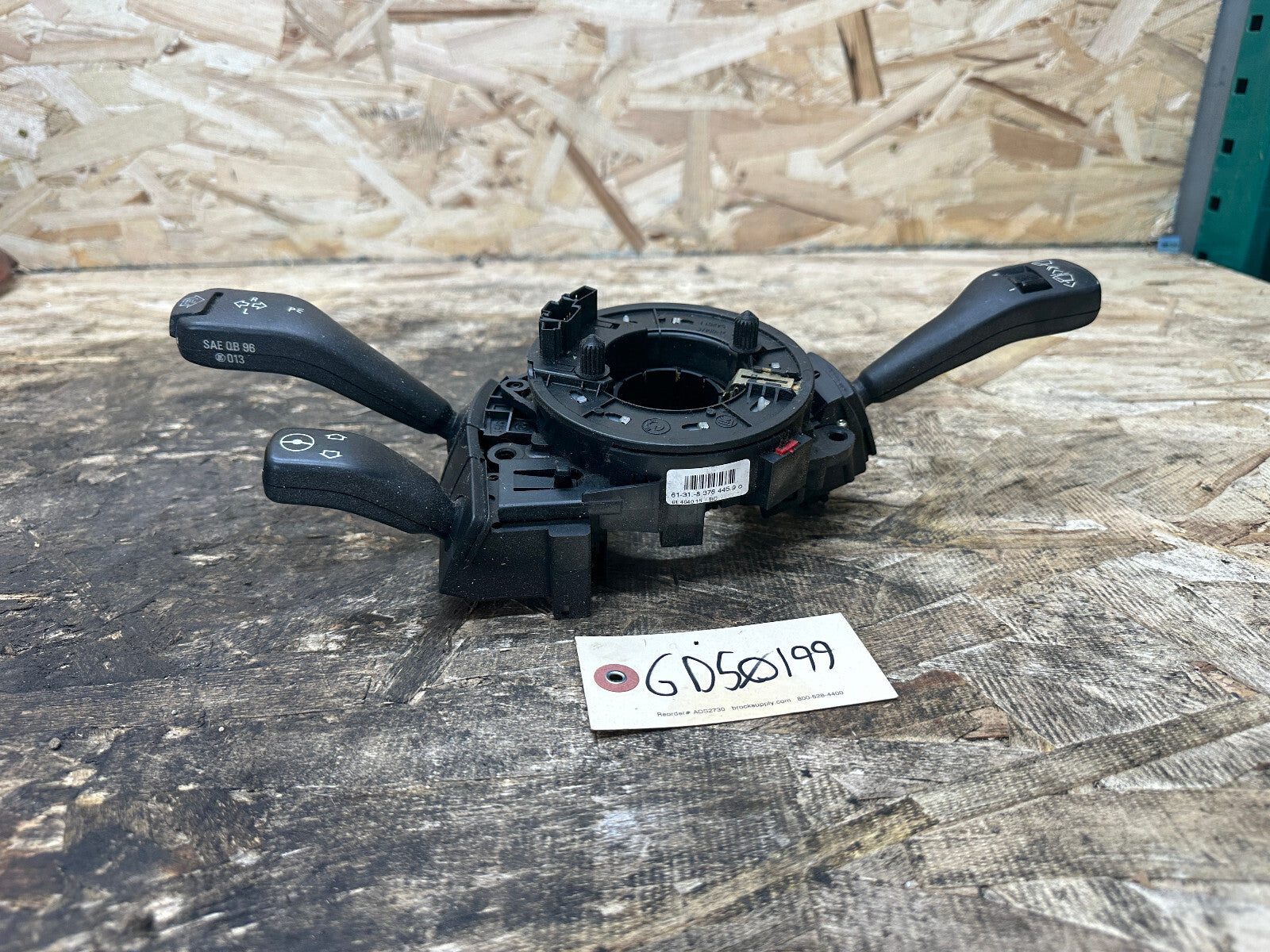 BMW 93-10 3 5 7 SERIES X3 X5 Z4 CENTER WHEEL COLUMN SWITCH CLUSTER OEM 8376445