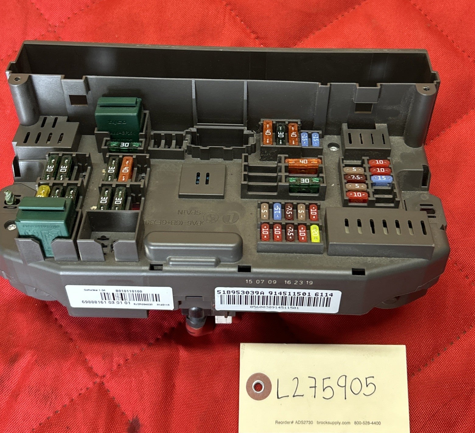 2007-2013 BMW X5 Xdrive35I E70 N55B3 Front Cabin Junction Fuse Box 9145115 OEM