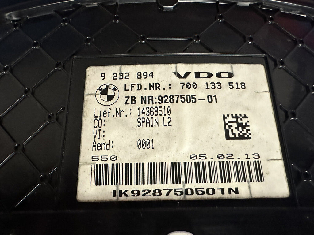 2012-2018 BMW 320XI 328I 335i F30 SPEEDOMETER CLUSTER GAUGE OEM 9232894