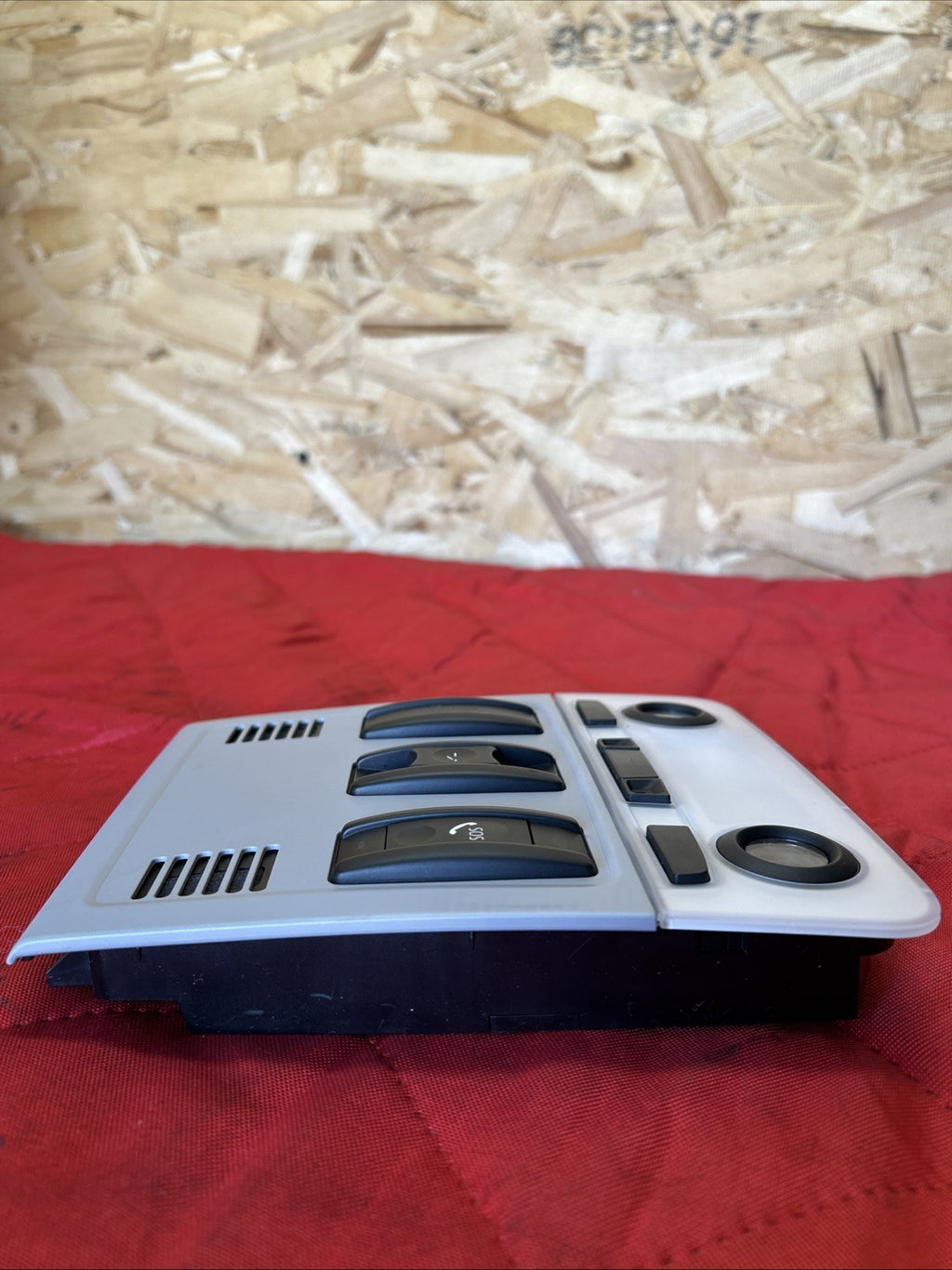 BMW 06-12 E90 E9X FRONT UPPER SUNROOF INTERIOR LIGHT CONTROLS GRAY OEM 9137523