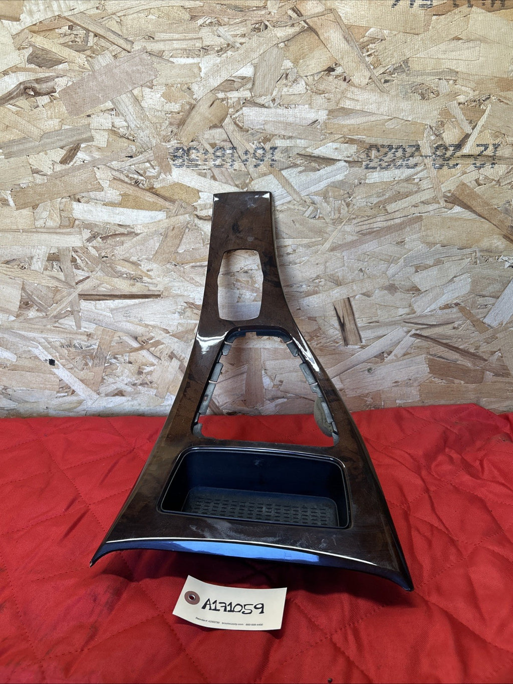 07-13 BMW E90 E92 328i 335i CENTER CONSOLE WOOD CIC TRIM OEM 9170935