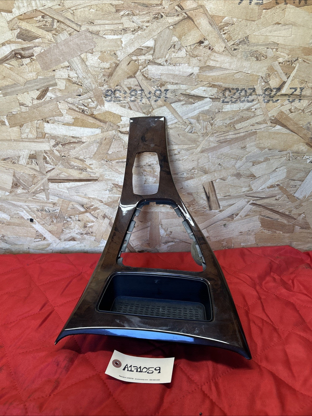 07-13 BMW E90 E92 328i 335i CENTER CONSOLE WOOD CIC TRIM OEM 9170935
