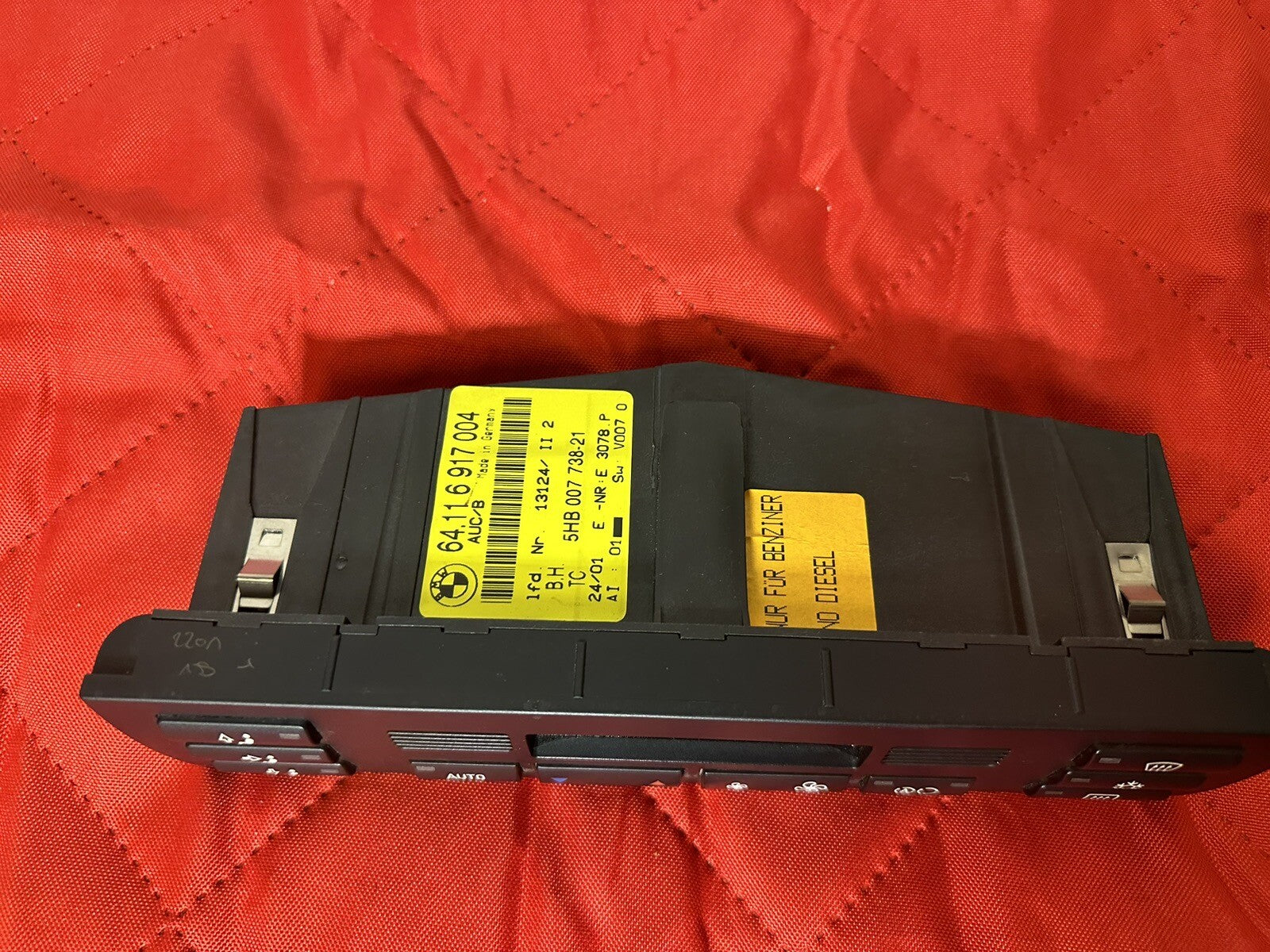 01-06 BMW 325I TEMPERATURE HEATER A/C CONTROL UNIT OEM 6917004