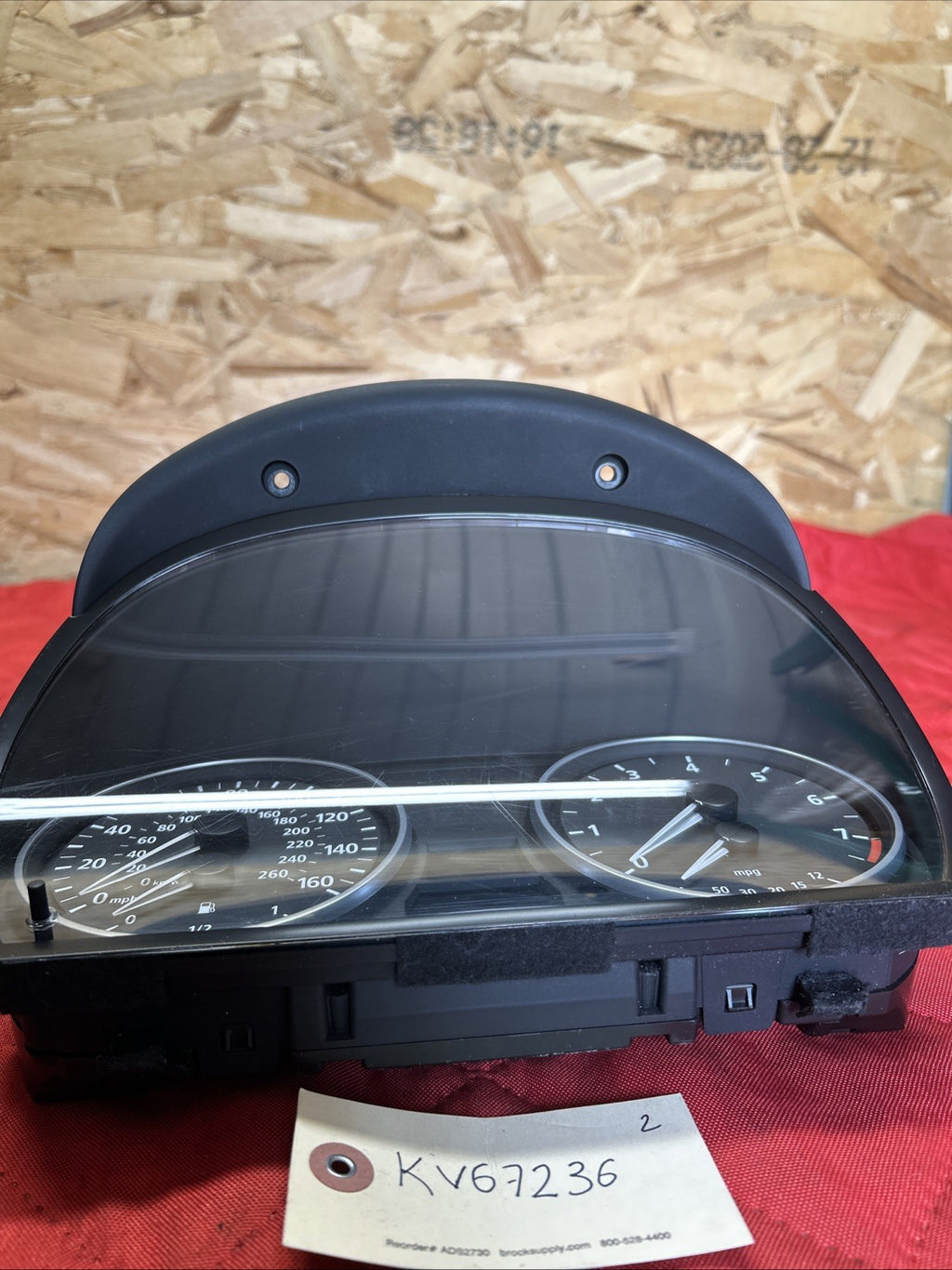 06-08 BMW E90 E92 E93 SPEEDOMETER INSTRUMENT CLUSTER OEM 201K 9110213
