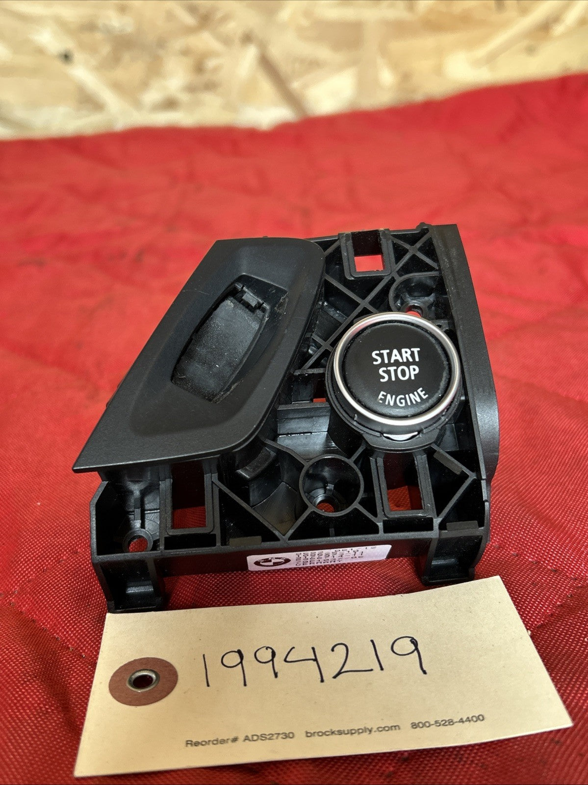 BMW 06-13 E70 X5 E71 X6 IGNTION START STOP SWITCH+KEY INSERT TRIM 9177973