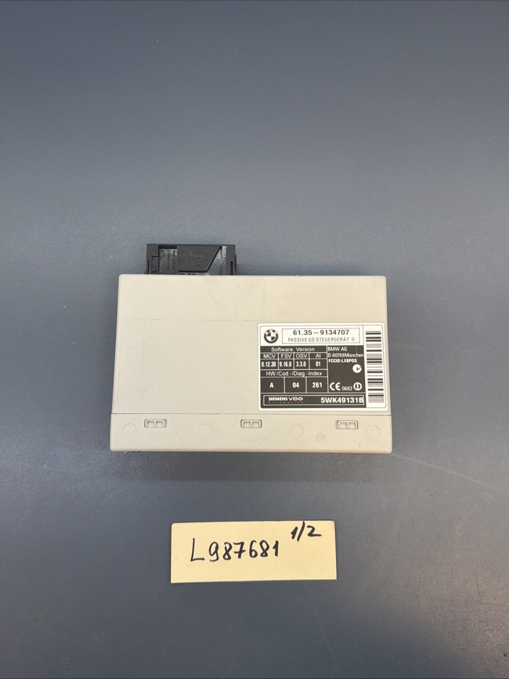 07-13 BMW E70 E71 X5 X6 Keyless Passive Go Access Control Module 9134707 OEM