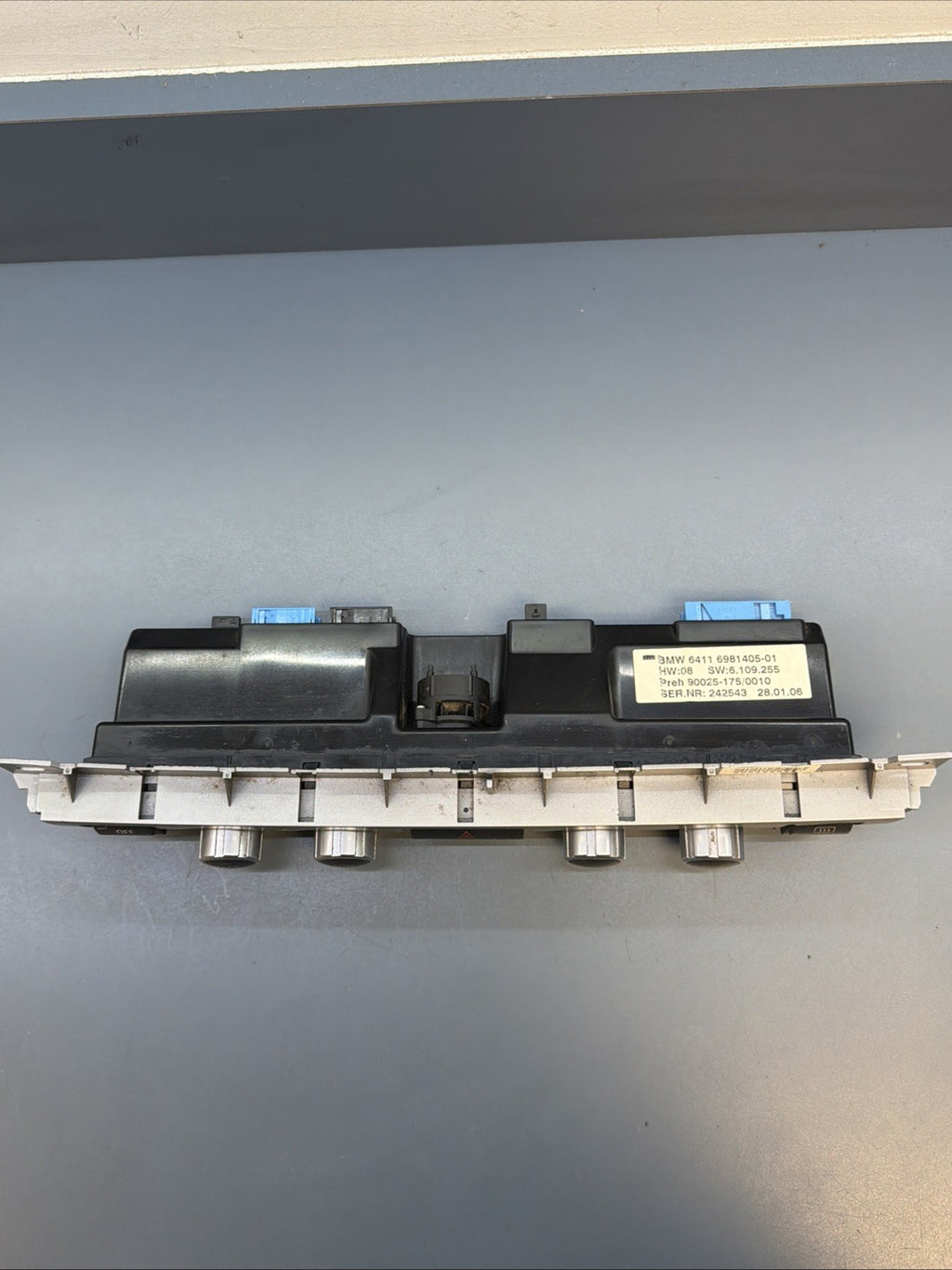 2006-2008 BMW 750i Climate Temperature Control Panel 64116981405 OEM