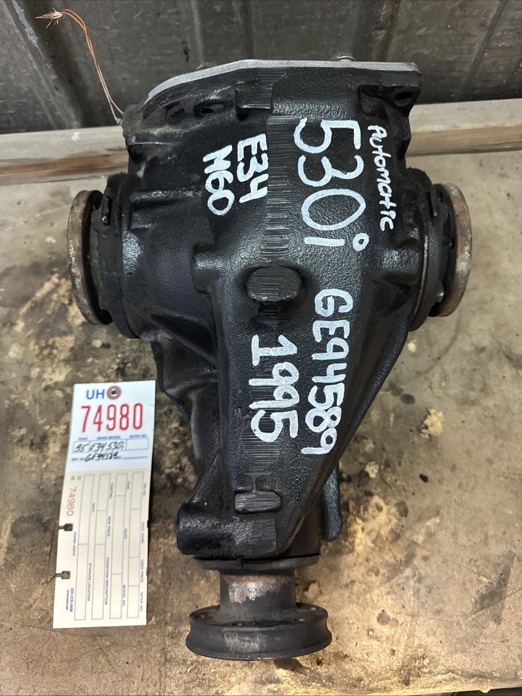 BMW REAR DIFFERENTIAL 5 SERIES E34 FINAL DRIVE 3.15 