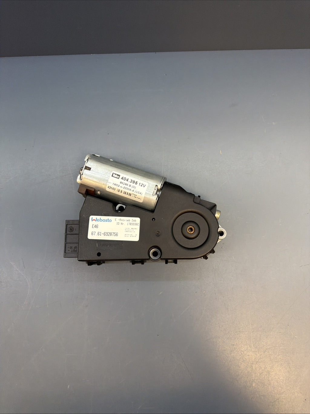 2001-2006 BMW E46 M3 330 3 SERIES WINDOW SUNROOF MOTOR MODULE 6928756 OEM