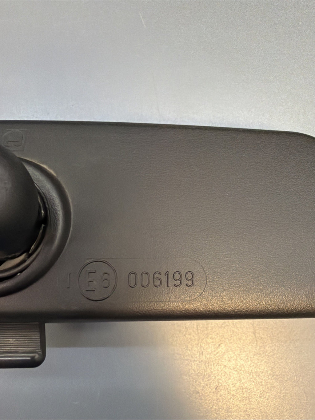 BMW E36 M3 3 Series Rear View Mirror Factory OEM Manual Dim 006199 Black