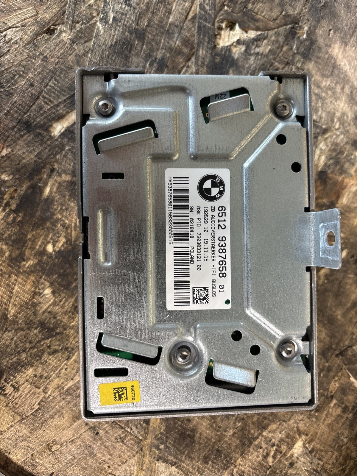 2012 - 2018 BMW F30 328i AUDIO SOUND CONTROL UNIT MODULE AMPLIFIER OEM