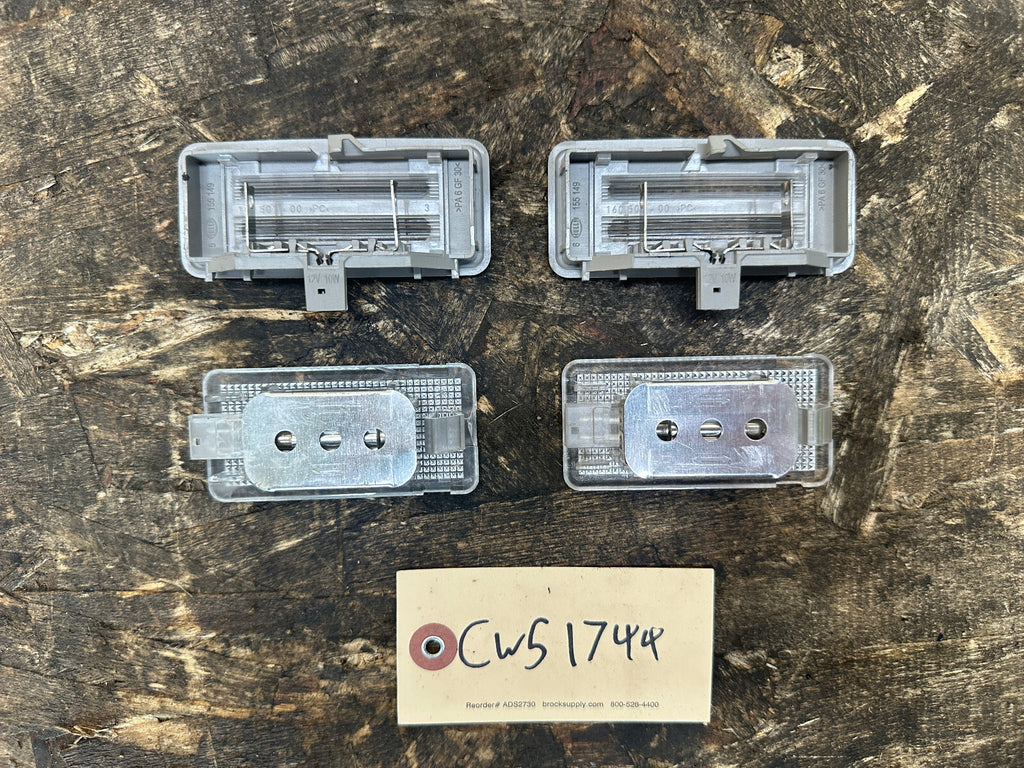 BMW 03-10 E60 5 SERIES LIGHT GRAY INTERIOR LIGHTS 4PC 6962040+6962039+155149