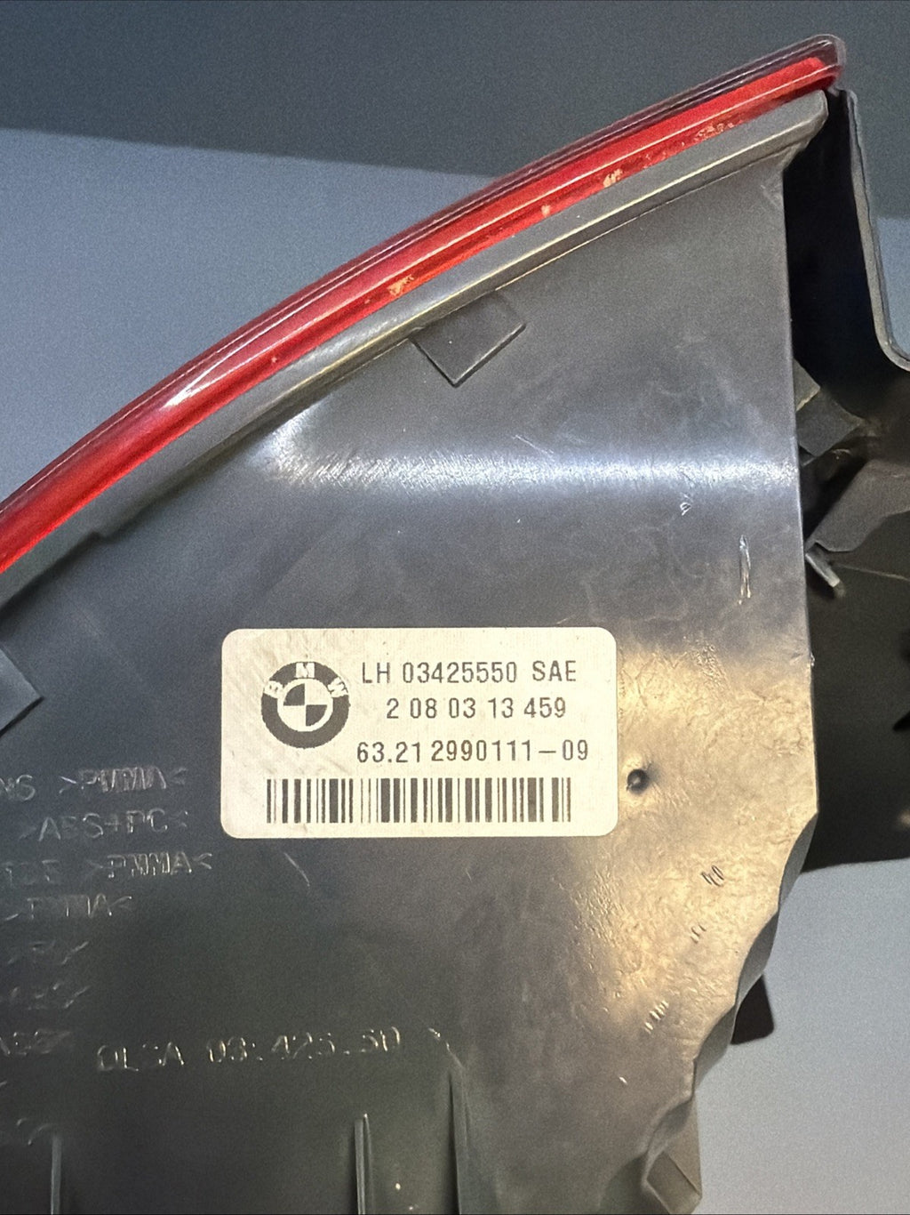 OEM 2012-2015 BMW X1 LH REAR LEFT DRIVERS TAIL LIGHT ASSEMBLY 2990111