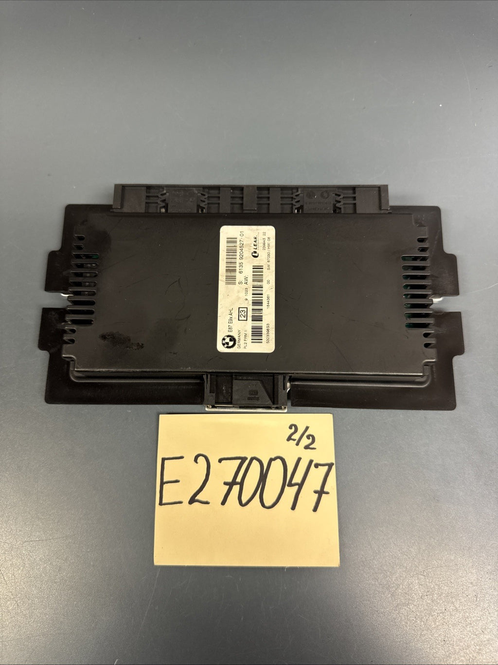 07-10 BMW E90 E92 E93 335i PL2 FRM2 FOOTWELL LIGHT CONTROL MODULE 9204527 OEM