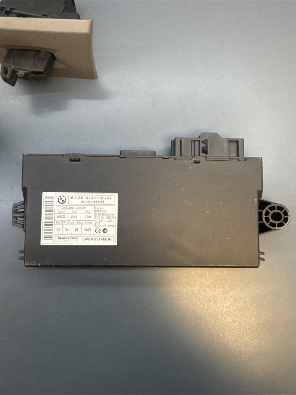07-08 OEM BMW E90 DME ECU CAS Engine N54 Control Unit Computer Key MSD80 SET