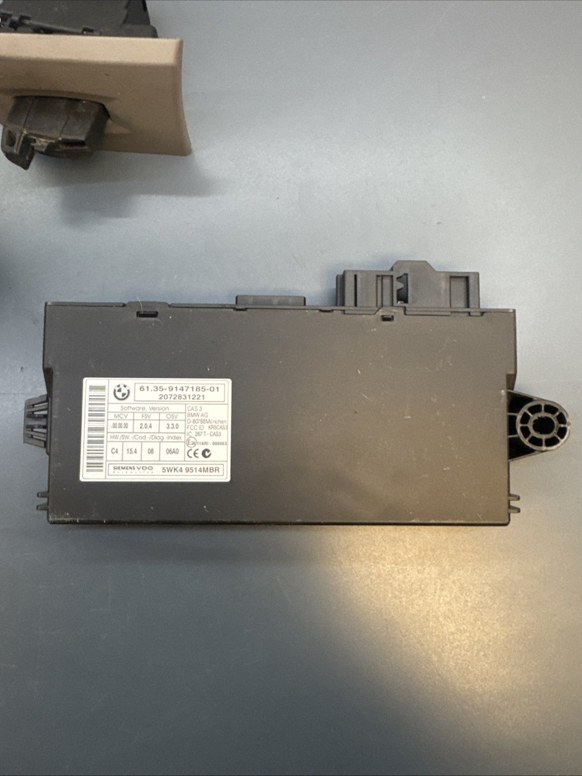 07-08 OEM BMW E90 DME ECU CAS Engine N54 Control Unit Computer Key MSD80 SET