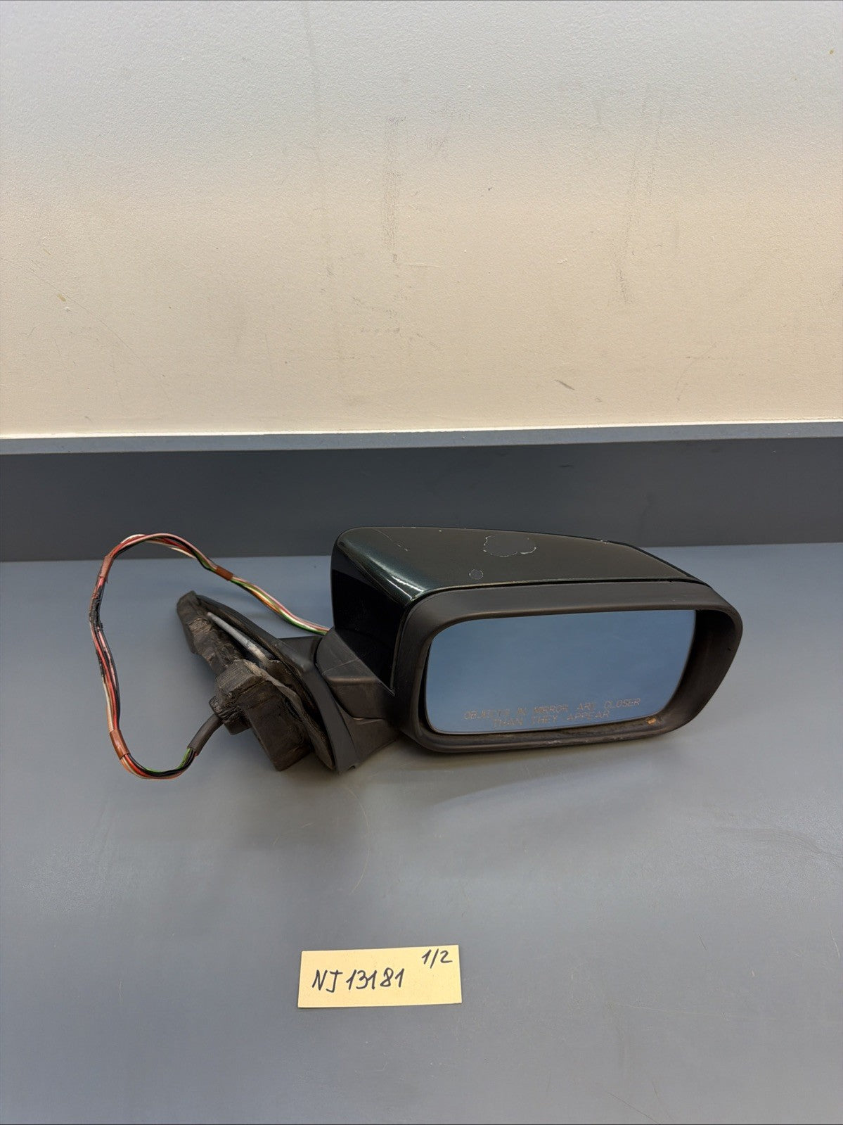 BMW E46 RIGHT PASSANGER SIDE MIRROR GREEN COMPLETE OEM BMW 0117351