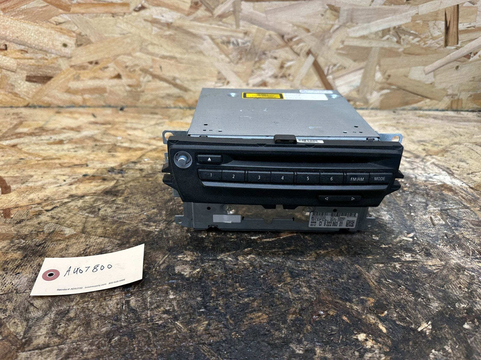 BMW E90 335xi GPS NAVIGATION RADIO CD PLAYER OEM BMW 9222863
