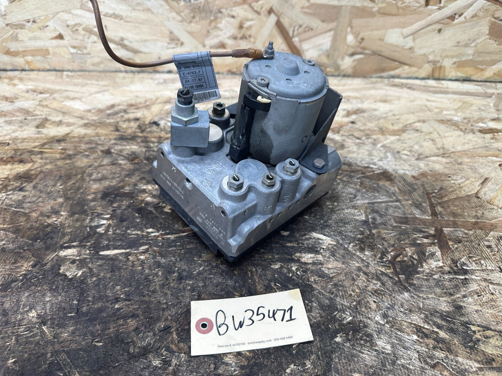 BMW 1996-2000 E39 5 SERIES ANTI LOCK BRAKE PUMP+CONTROL MODULE OEM 1090910