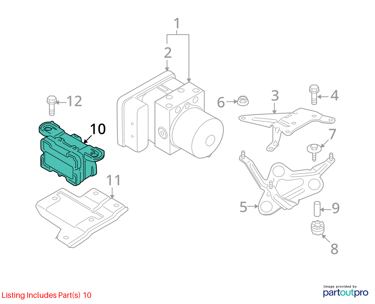 2007 -2010 Fits Bmw E60 E61 E70 E90 E91 E92 E64 E63 Yaw Turn Rate Sensor 6782370