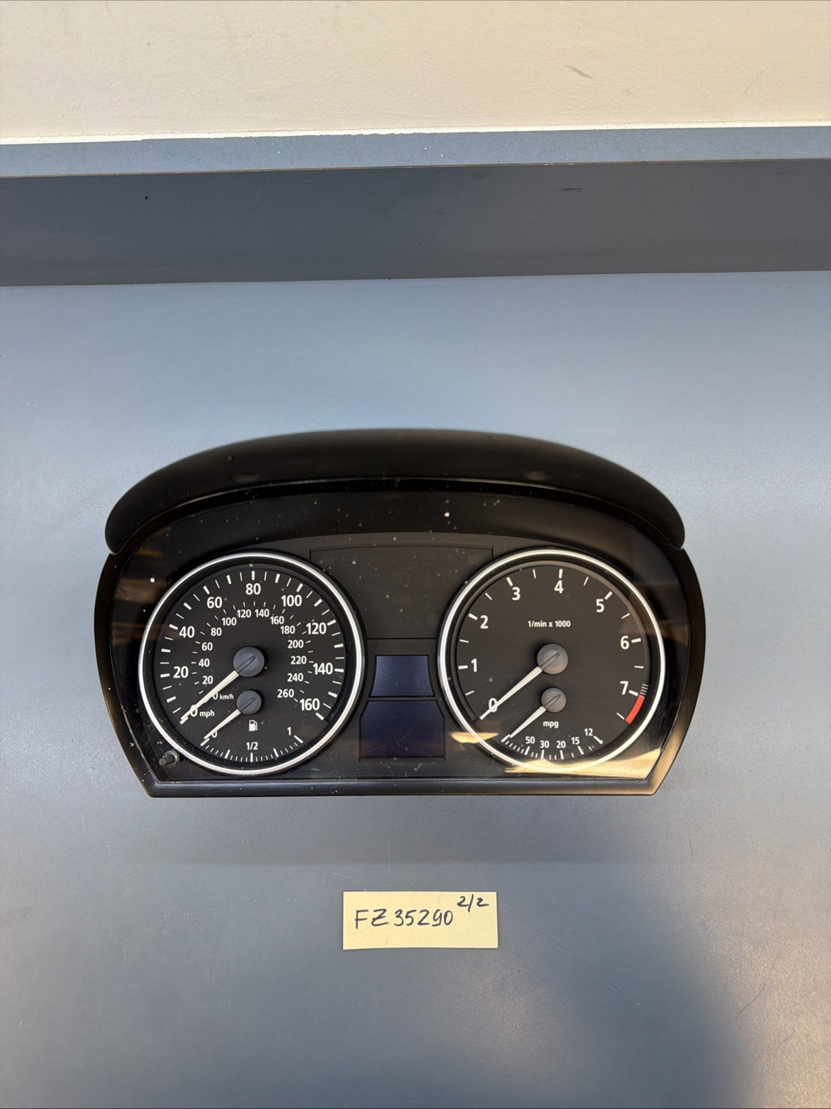 BMW 2005-2012 E90 E91 SPEEDOMETER INSTRUMENT GAUGE CLUSTER MPH OEM 9130297 172K