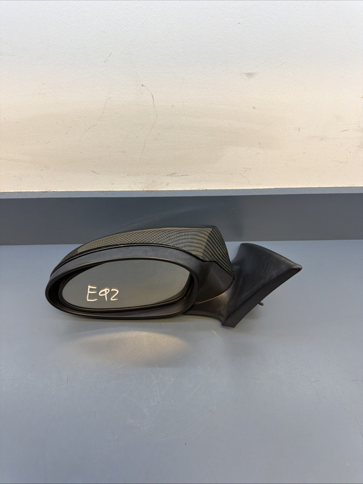 07-10 BMW 328i E92 E93 Driver Left Side Door Mirror Carbon Cover 7119212